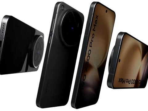 Vivo X500 Pro Max Black 3D Model
