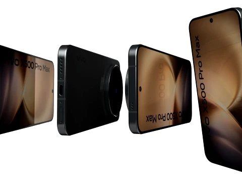Vivo X500 Pro Max Black 3D Model