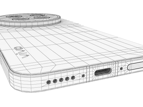 Vivo X500 Pro Max Black 3D Model