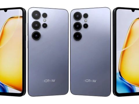 HOTWAV A25 ウルトラブルー 3Dモデル