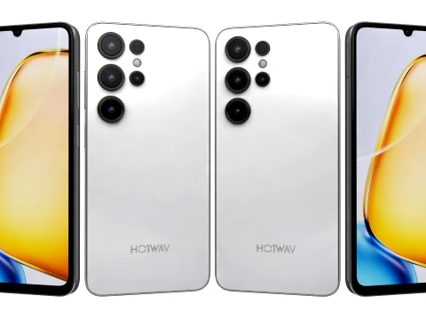 HOTWAV A25 ウルトラホワイト 3Dモデル