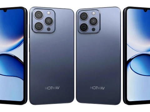 HOTWAV A16 プロ マックス ブルー 3Dモデル