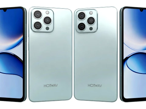 HOTWAV A16 プロ マックス グリーン 3Dモデル