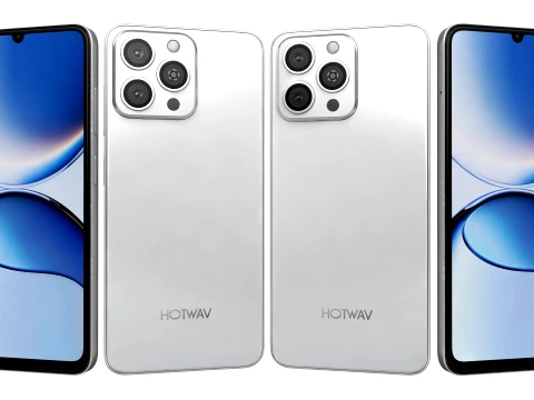 HOTWAV A16 Pro Max ホワイト 3Dモデル