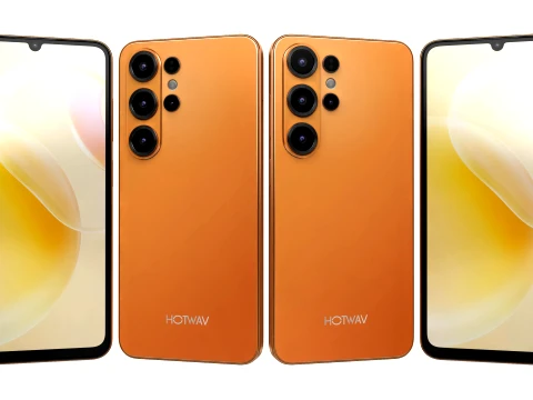 HOTWAV A26 Ultra Orange 3Dモデル