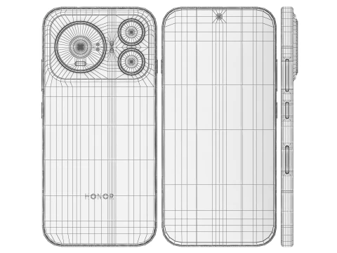 Honor Magic9 All Colors 3D Model