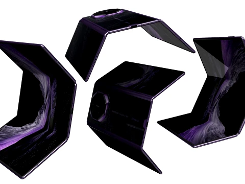 HUAWEI Mate XT 2 Jin Zi Purple 3D Model