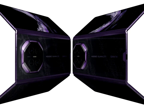 HUAWEI Mate XT 2 Jin Zi Purple 3D Model