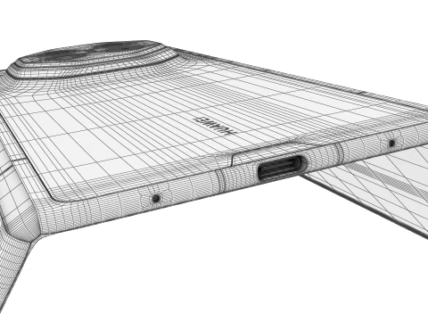 HUAWEI Mate XT 2 Jin Zi Purple 3D Model