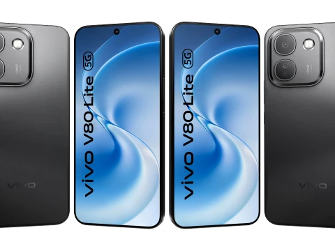 Vivo V80 Lite 5G Black 3D Model