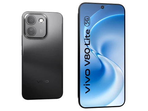 Vivo V80 Lite 5G Black 3D Model