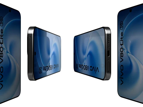 Vivo V80 Lite 5G Black 3D Model