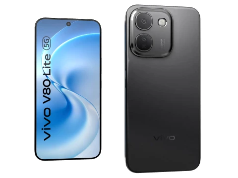 Vivo V80 Lite 5G Black 3D Model