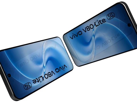 Vivo V80 Lite 5G Black 3D Model