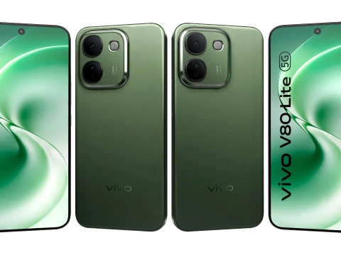 Vivo V80 Lite 5G Green 3D Model