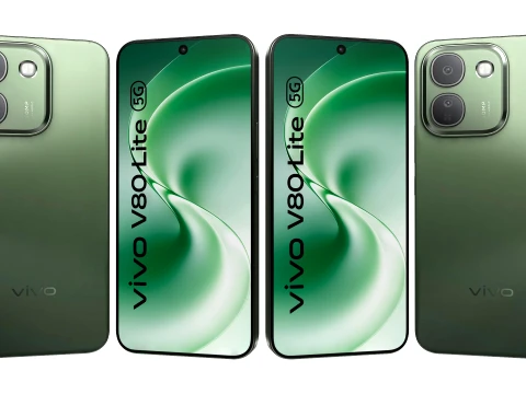 Vivo V80 Lite 5G Green 3D Model
