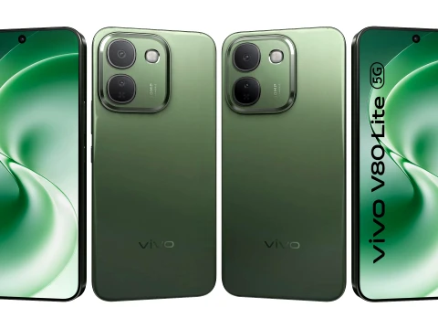 Vivo V80 Lite 5G Green 3D Model