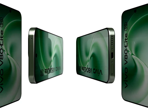 Vivo V80 Lite 5G Green 3D Model