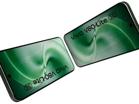 Vivo V80 Lite 5G Green 3D Model