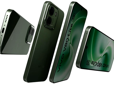 Vivo V80 Lite 5G Green 3D Model