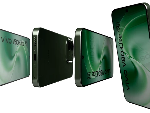 Vivo V80 Lite 5G Green 3D Model
