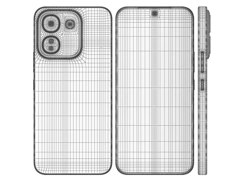 Vivo V80 Lite 5G Green 3D Model