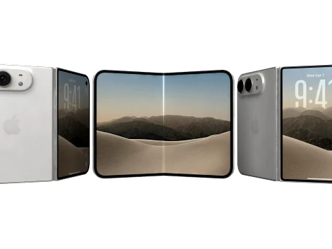 Apple iPhone Duo Star White 3D Model