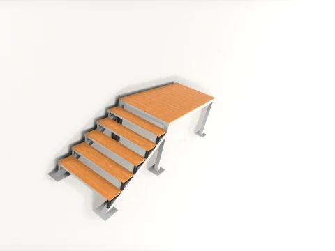 A podium with a staircase 3Dモデル
