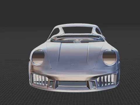 2025 Porsche 911 Carrera GTS Body STL for 3D Print 3D Print Model