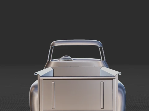 1956 F100 Body STL Classic Pickup for 3D Print 3D Print Model
