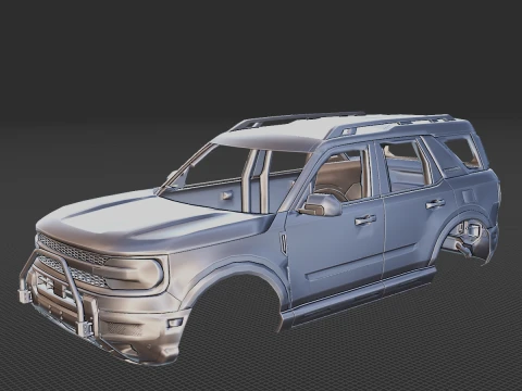 2025 Bronco Sport Body STL voor 3D-print 3D printmodel