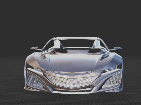 2016 Acura NSX Body STL for 3D Print 3D Print Model