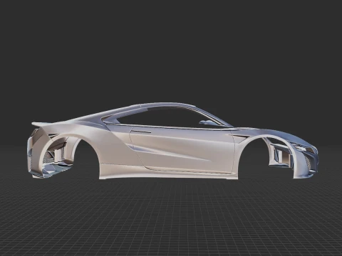 2016 Acura NSX Body STL for 3D Print 3D Print Model