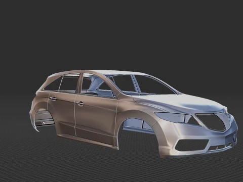 2013 Acura RDX Body STL for 3D Print 3D Print Model
