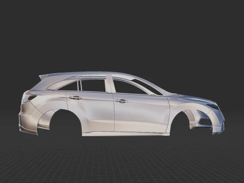 2013 Acura RDX Body STL for 3D Print 3D Print Model
