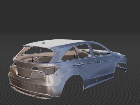 2013 Acura RDX Body STL for 3D Print 3D Print Model