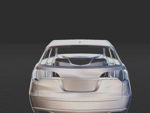 2013 Acura RDX Body STL for 3D Print 3D Print Model