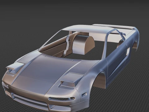 1997 Acura NSX Body STL for 3D Print 3D Print Model