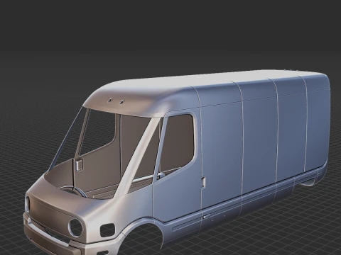 2024 Amazon ECV 700 elektrische carrosserie STL voor 3D-print 3D printmodel