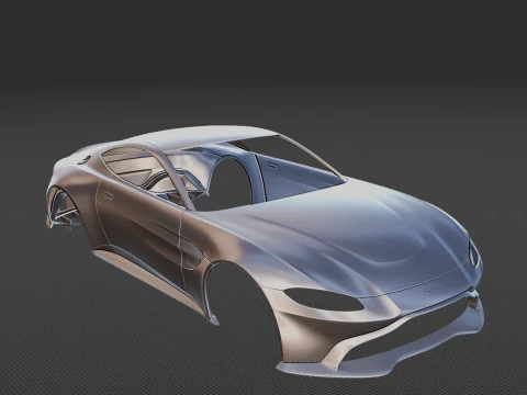 2019 Aston Martin Vantage Body STL for 3D Print 3D Print Model