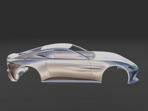 2019 Aston Martin Vantage Body STL for 3D Print 3D Print Model