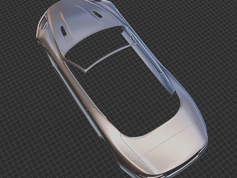 2012 Aston Martin Virage Volante Body STL for 3D Print 3D Print Model