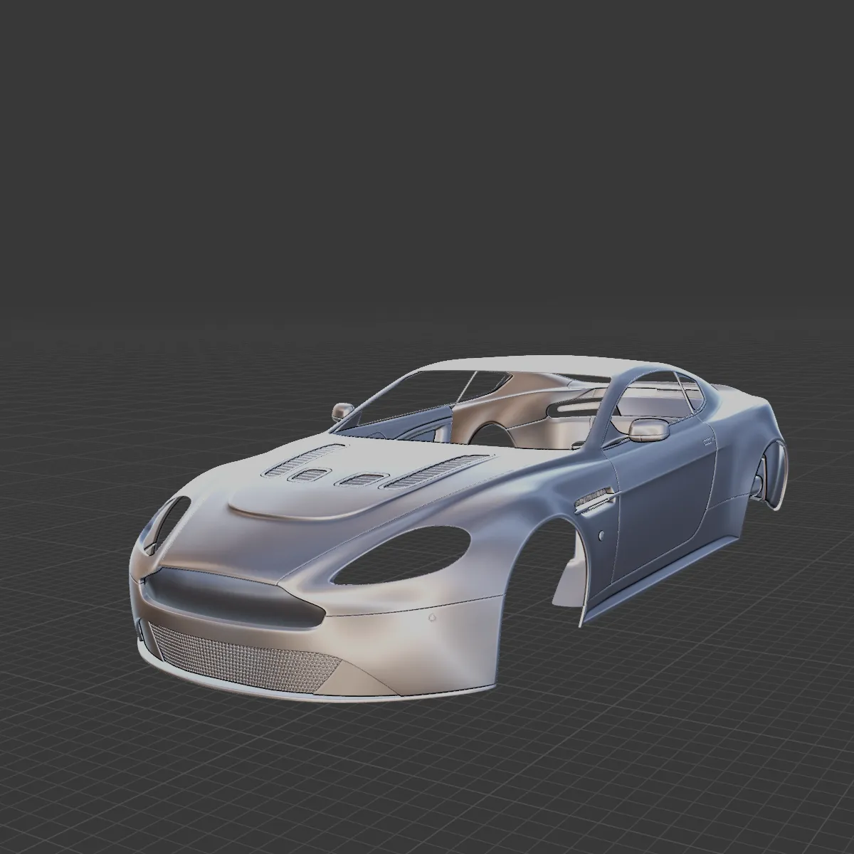 Aston Body STL for 3D Print 3D Print Model .c4d .max .obj .3ds .fbx .stl .blend 