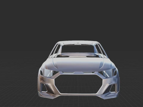 2020 Audi A1 Citycarver Body STL for 3D Print 3D Print Model