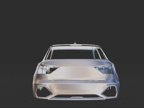2020 Audi A1 Citycarver Body STL for 3D Print 3D Print Model