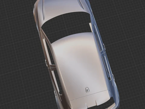 2019 Audi A1 S Line Body STL for 3D Print 3D Print Model