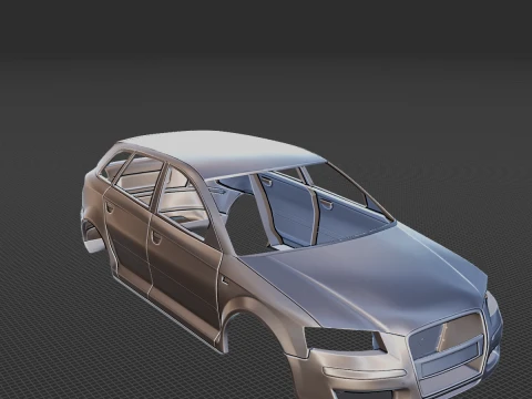Audi A3 Body STL for 3D Print 3D Print Model