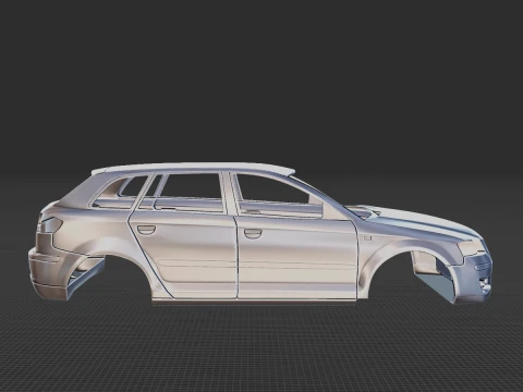 Audi A3 Body STL for 3D Print 3D Print Model