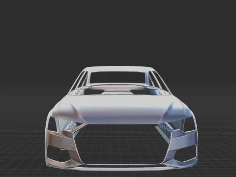 2019 Audi A6 Body STL for 3D Print 3D Print Model