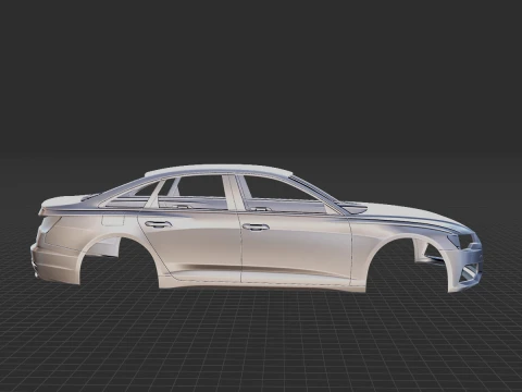 2019 Audi A6 Body STL for 3D Print 3D Print Model